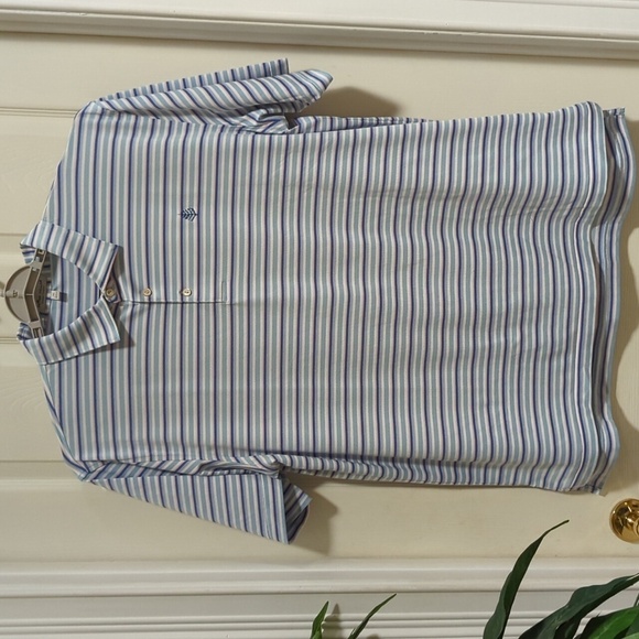 Peter Millar Other - Peter Millar Summer Comfort Men's Short Sleeve Striped Polo Shirt Size XL